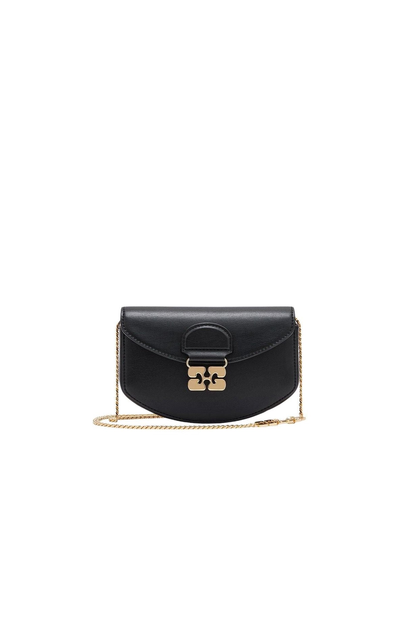 Portefeuille à chaîne en cuir - Black