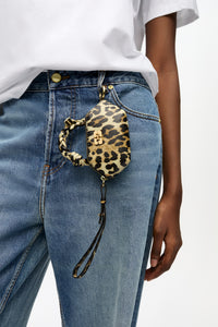 Sac nano Bou en cuir - Leopard
