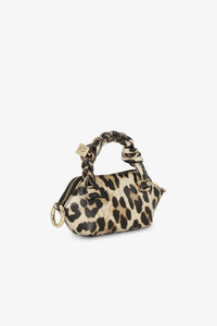 Sac nano Bou en cuir - Leopard