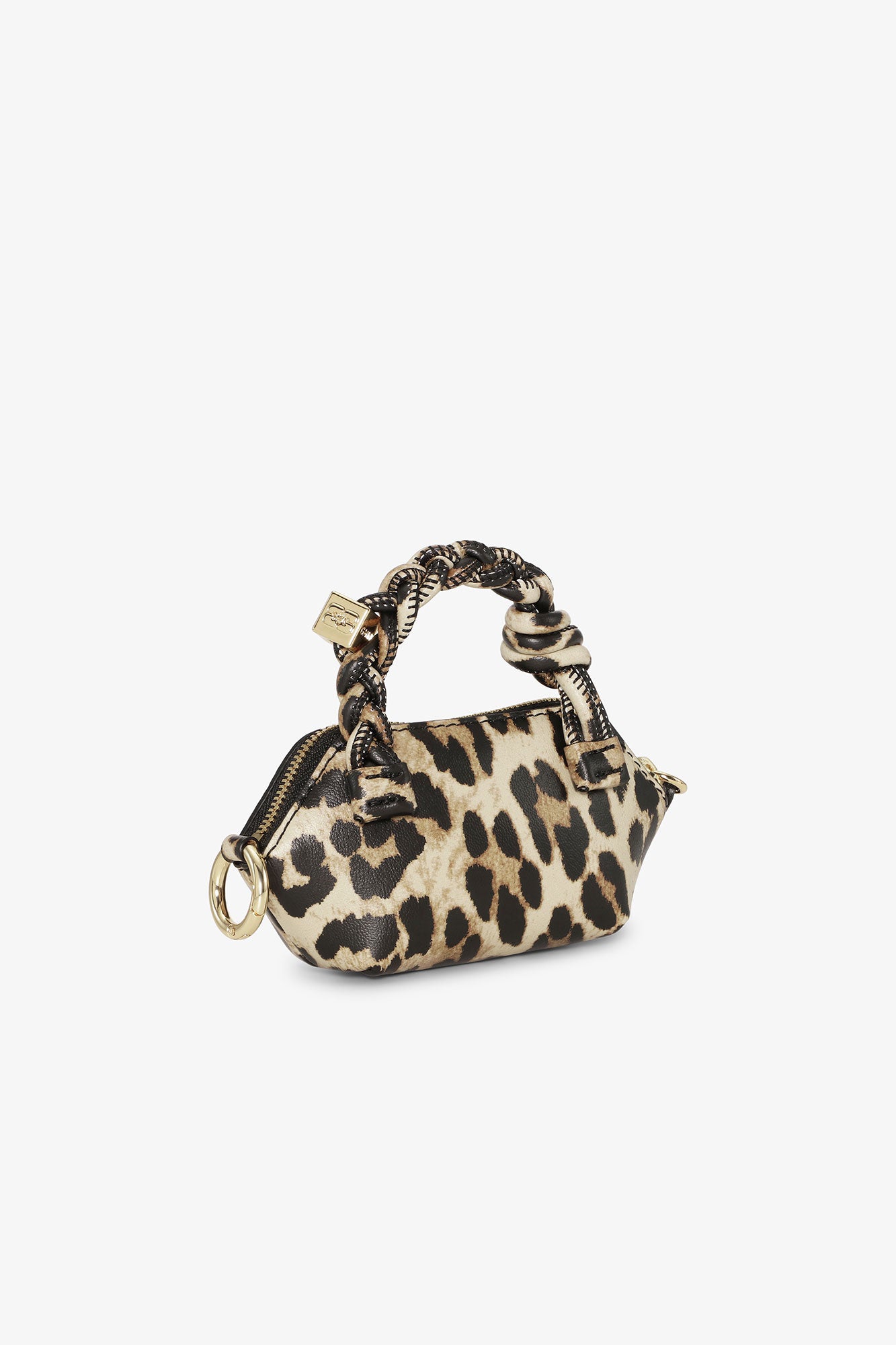 Sac nano Bou en cuir - Leopard