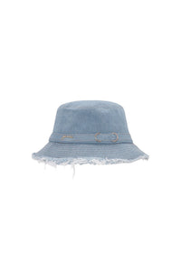 Bob éfilloché en denim - Faded Denim