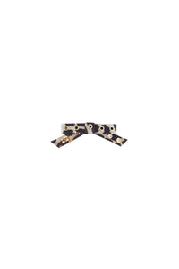 Barrette à nœud et œillets imprimé animal - Leopard