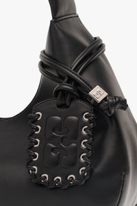 Sac Hobo en cuir - Black