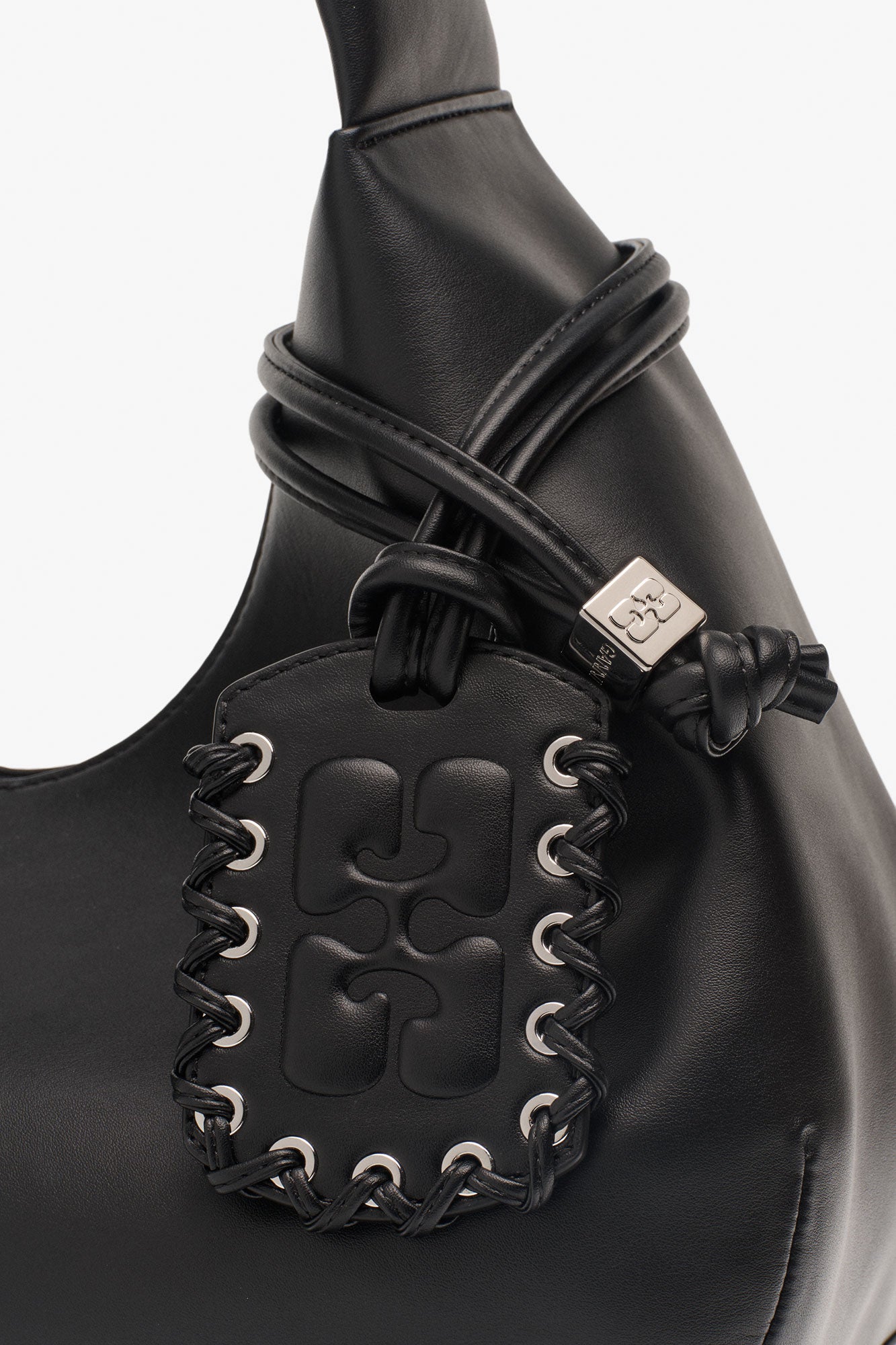 Sac Hobo en cuir - Black