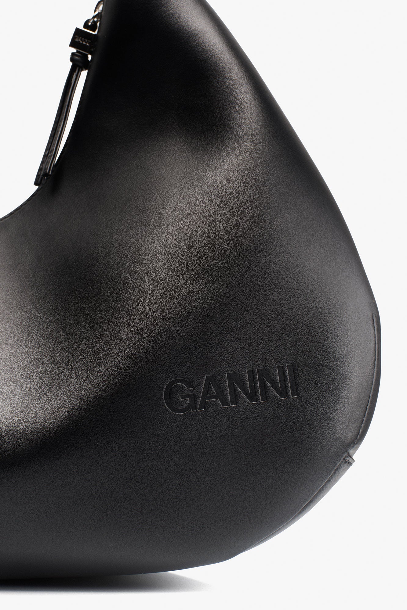 Sac Hobo en cuir - Black