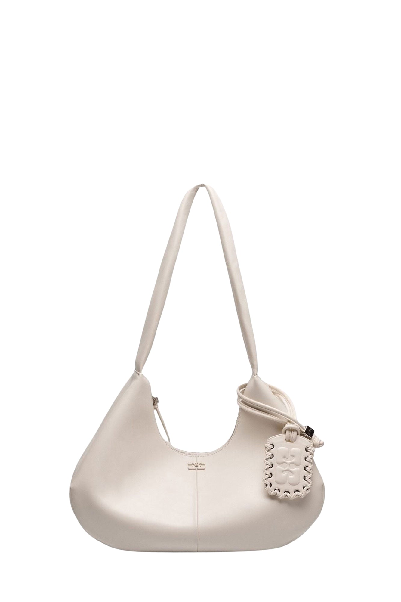 Leather Hobo bag - Egret