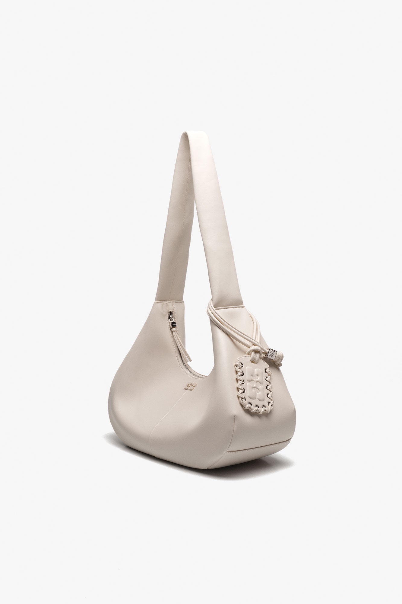Sac Hobo en cuir - Egret