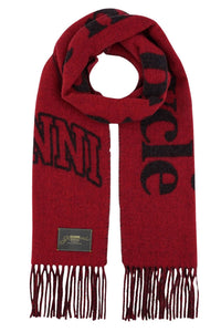 Écharpe imprimée en laine - Racing Red