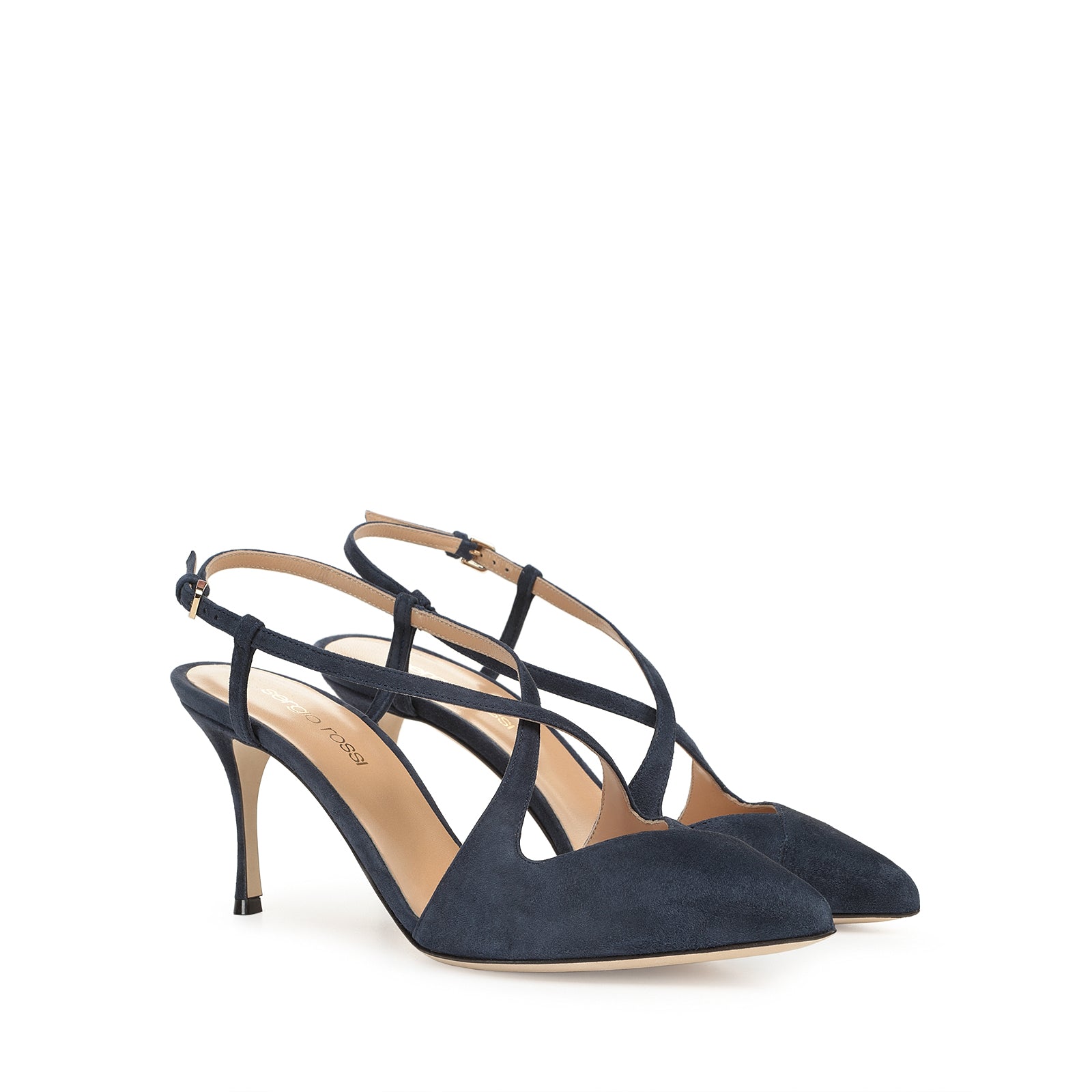 Slingback Bon Ton 75 - Indigo