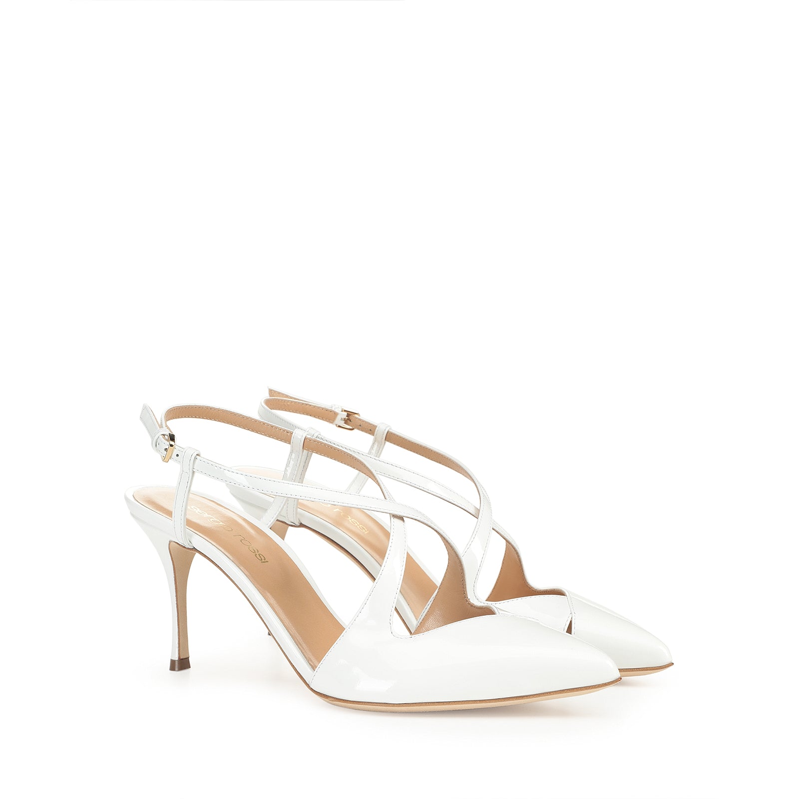 Slingback Bon Ton 75 - Bianco