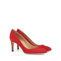 Escarpins Madame 75 en daim - Deep Red