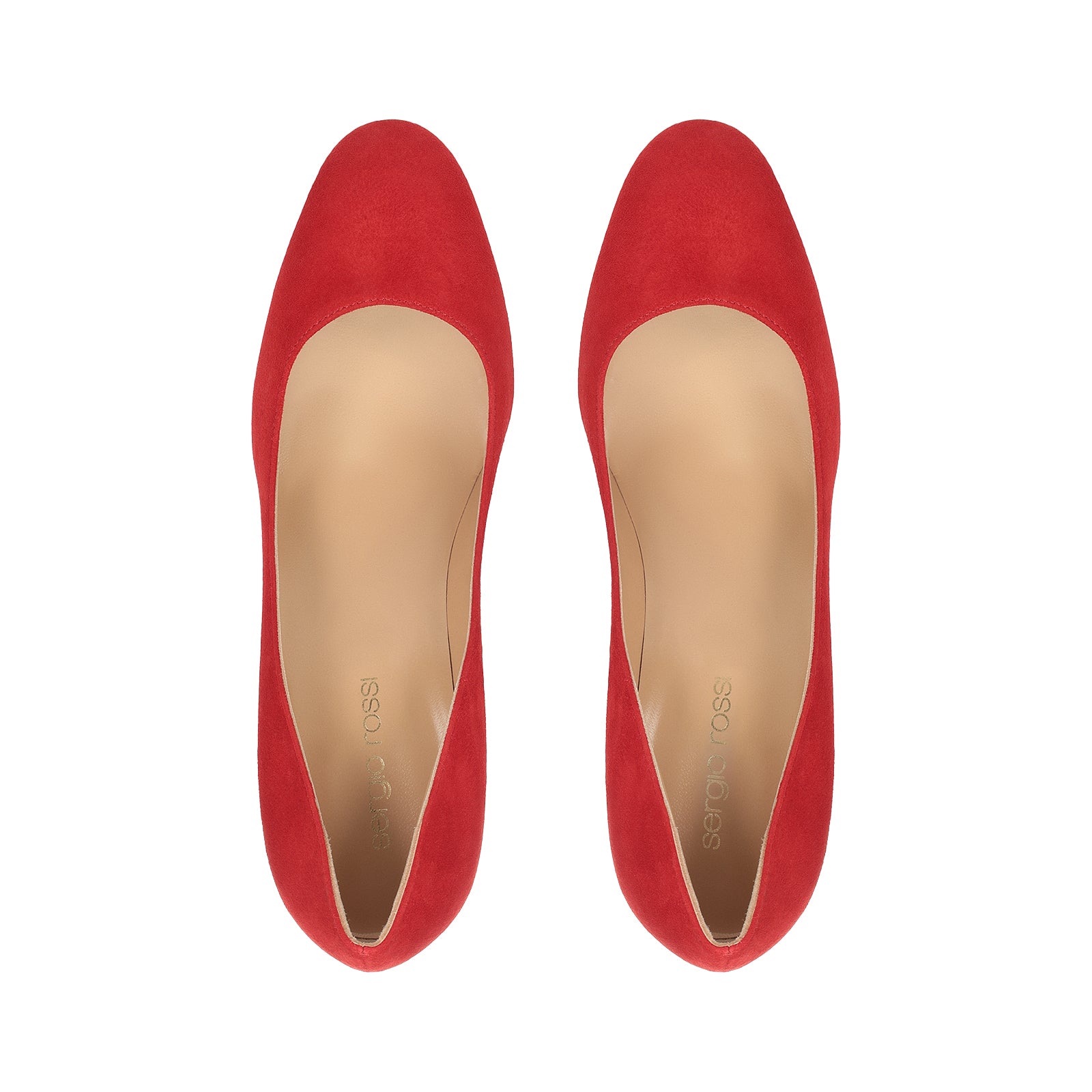 Escarpins Madame 75 en daim - Deep Red