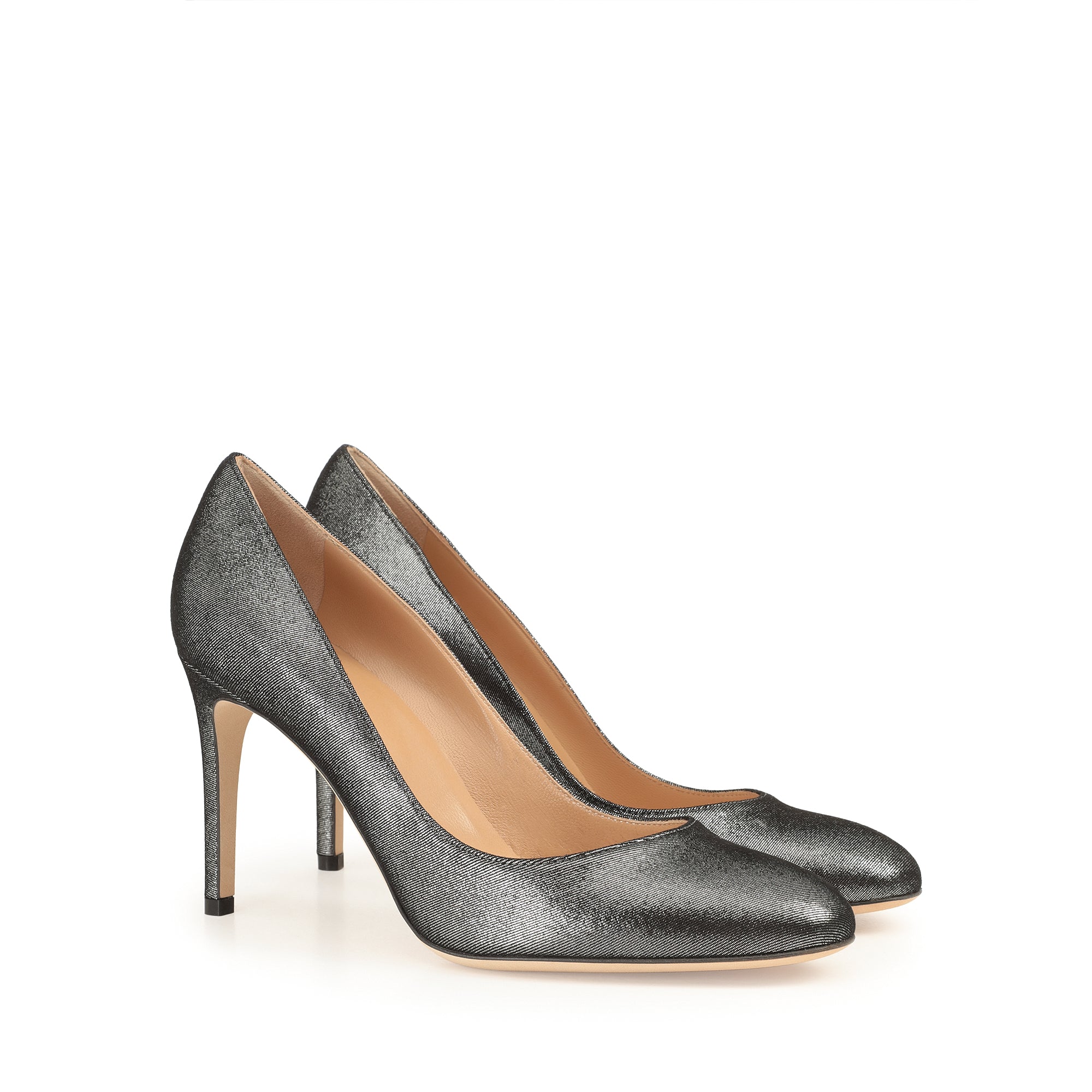 Escarpins Madame 90 en cuir - Antracite