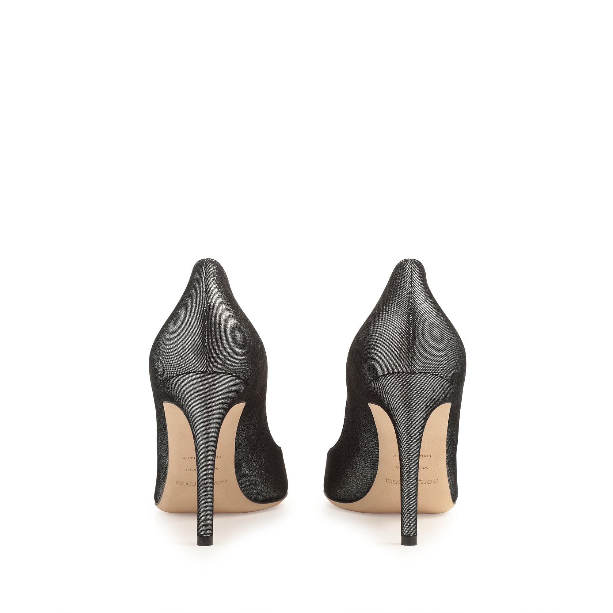 Escarpins Madame 90 en cuir - Antracite
