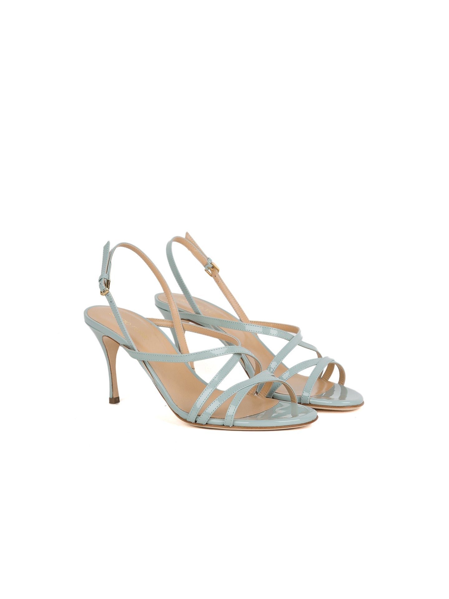 Sandales à talons Bon Ton 75 en cuir - Lichene