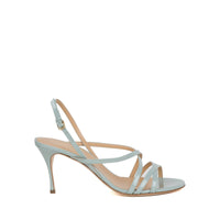 Sandales à talons Bon Ton 75 en cuir - Lichene