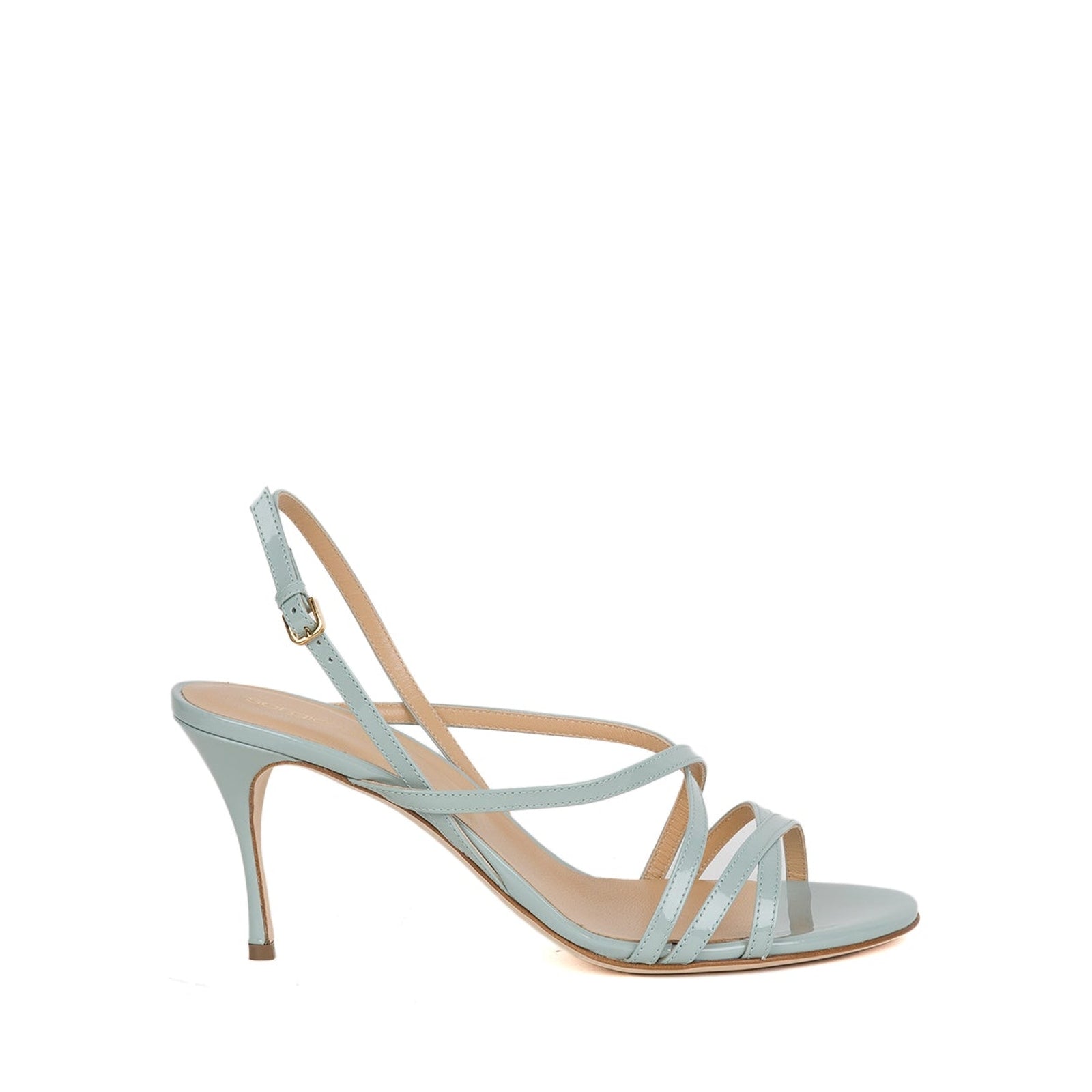 Sandales à talons Bon Ton 75 en cuir - Lichene
