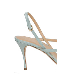Sandales à talons Bon Ton 75 en cuir - Lichene