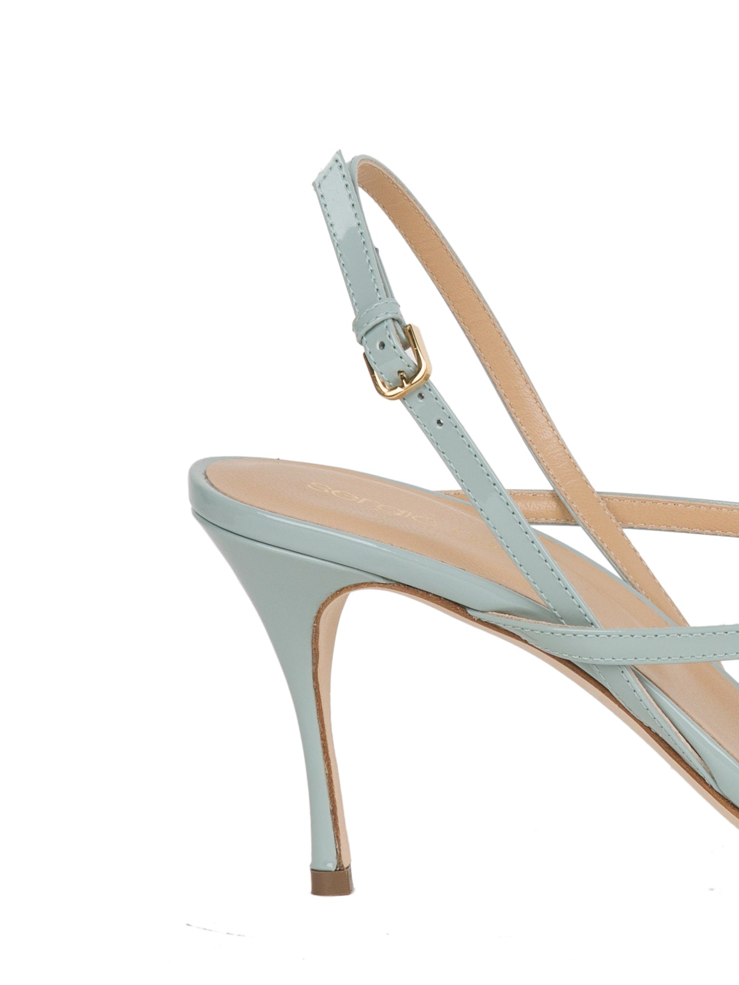 Sandales à talons Bon Ton 75 en cuir - Lichene