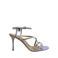 Sandales à talons Bon Ton 90 en cuir - Wisteria