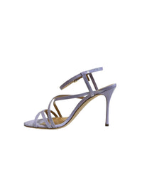 Sandales à talons Bon Ton 90 en cuir - Wisteria