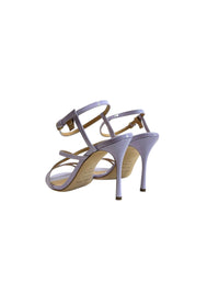 Sandales à talons Bon Ton 90 en cuir - Wisteria