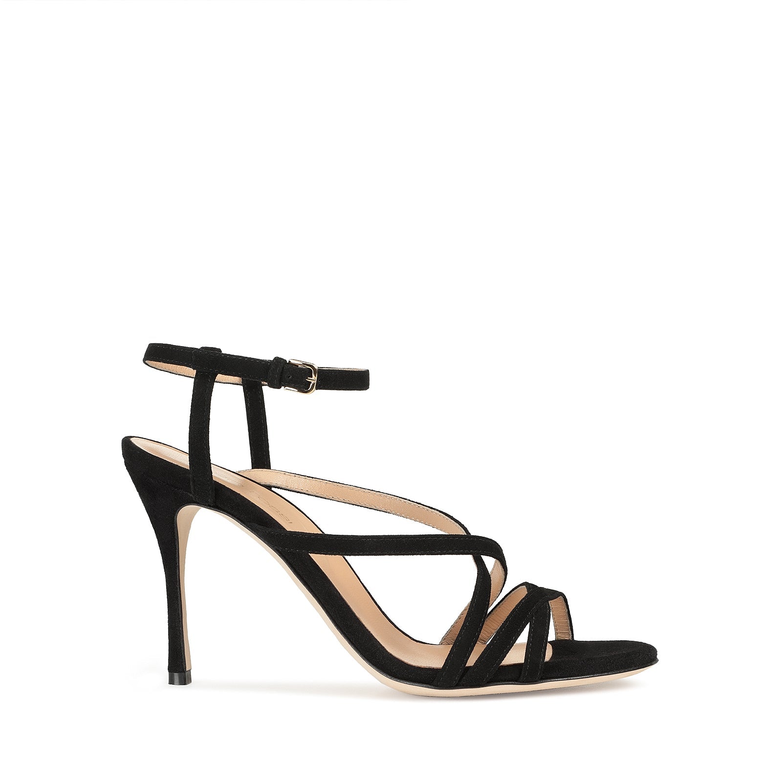 Sandales à talons Bon Ton 90 - Noir