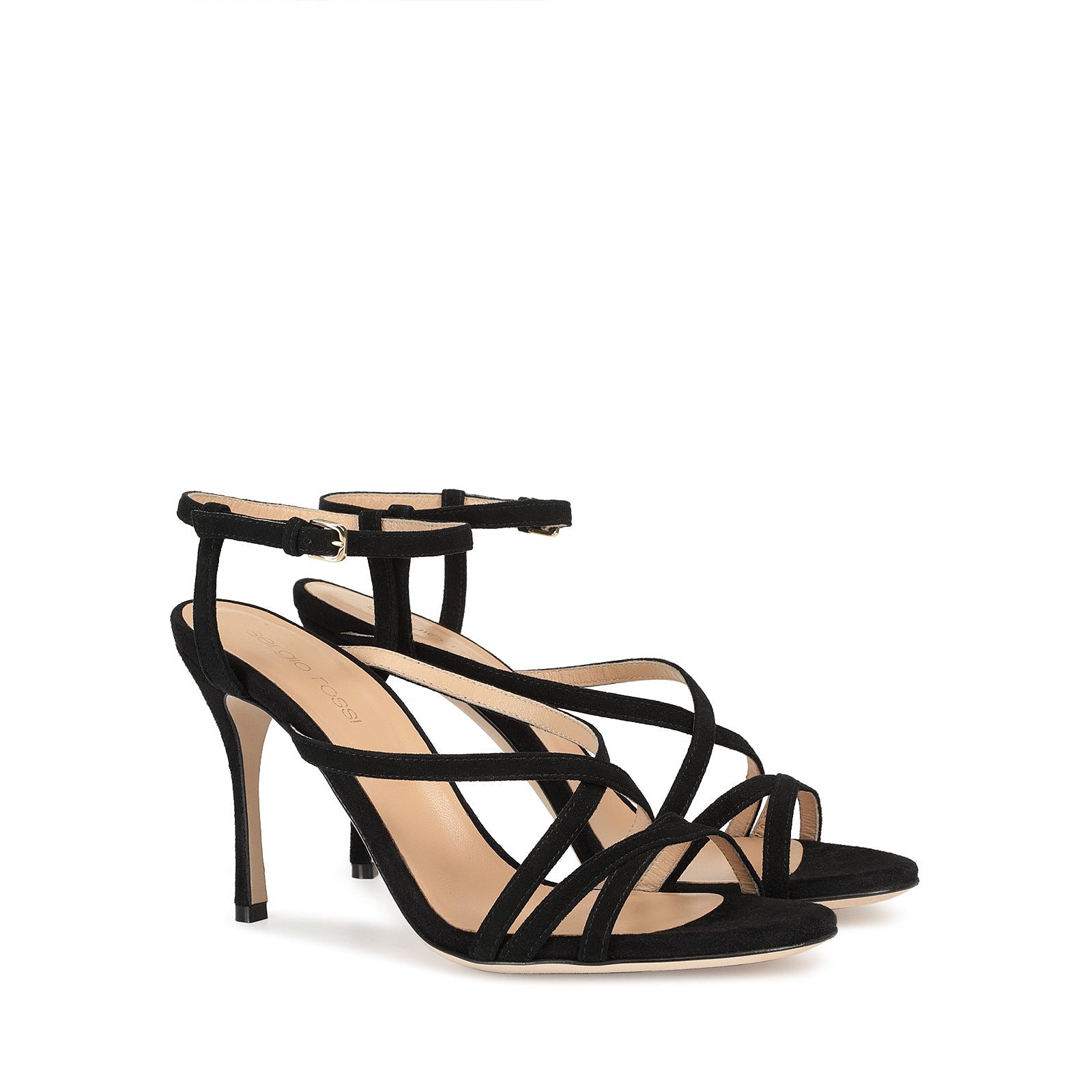 Sandales à talons Bon Ton 90 - Noir