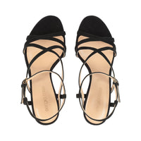 Sandales à talons Bon Ton 90 - Noir