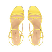 Sandales Bon Ton 90 en cuir - Citron