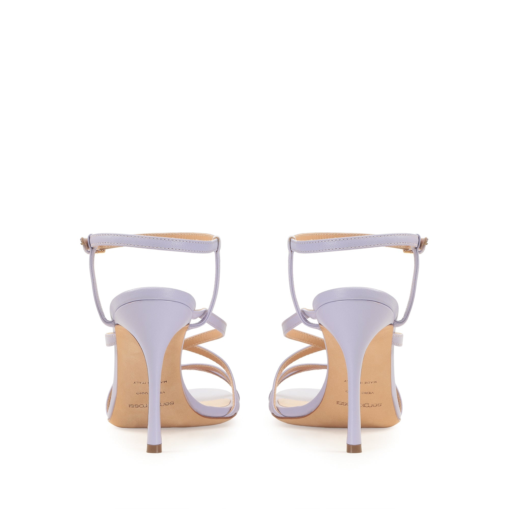 Sandales Bon Ton 90 en cuir - Wisteria