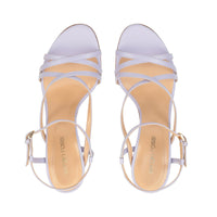 Sandales Bon Ton 90 en cuir - Wisteria