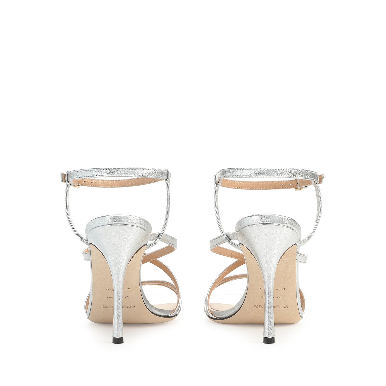 195€   Sandales à talons Bon Ton 90 - Silver