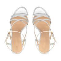 195€   Sandales à talons Bon Ton 90 - Silver