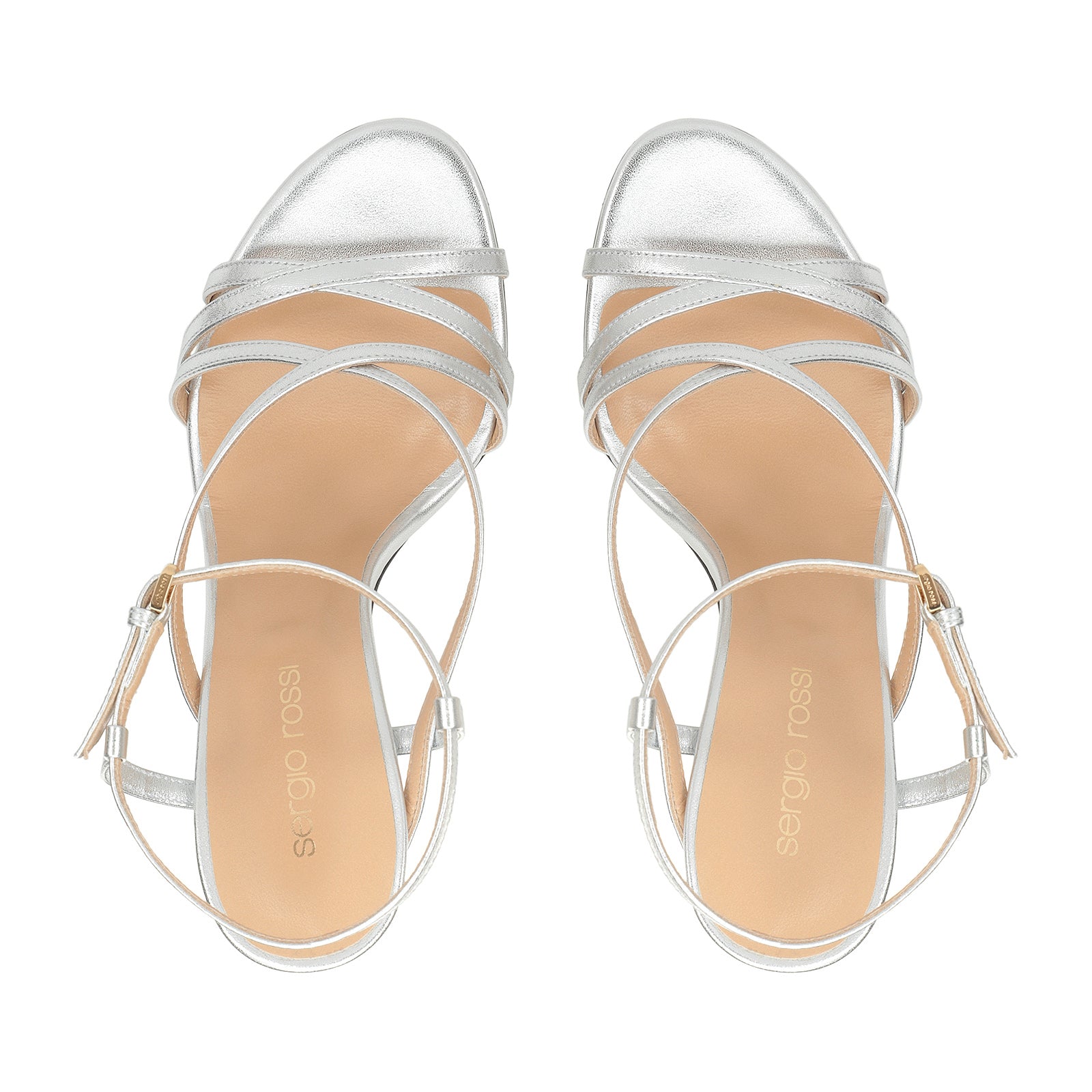 195€   Sandales à talons Bon Ton 90 - Silver