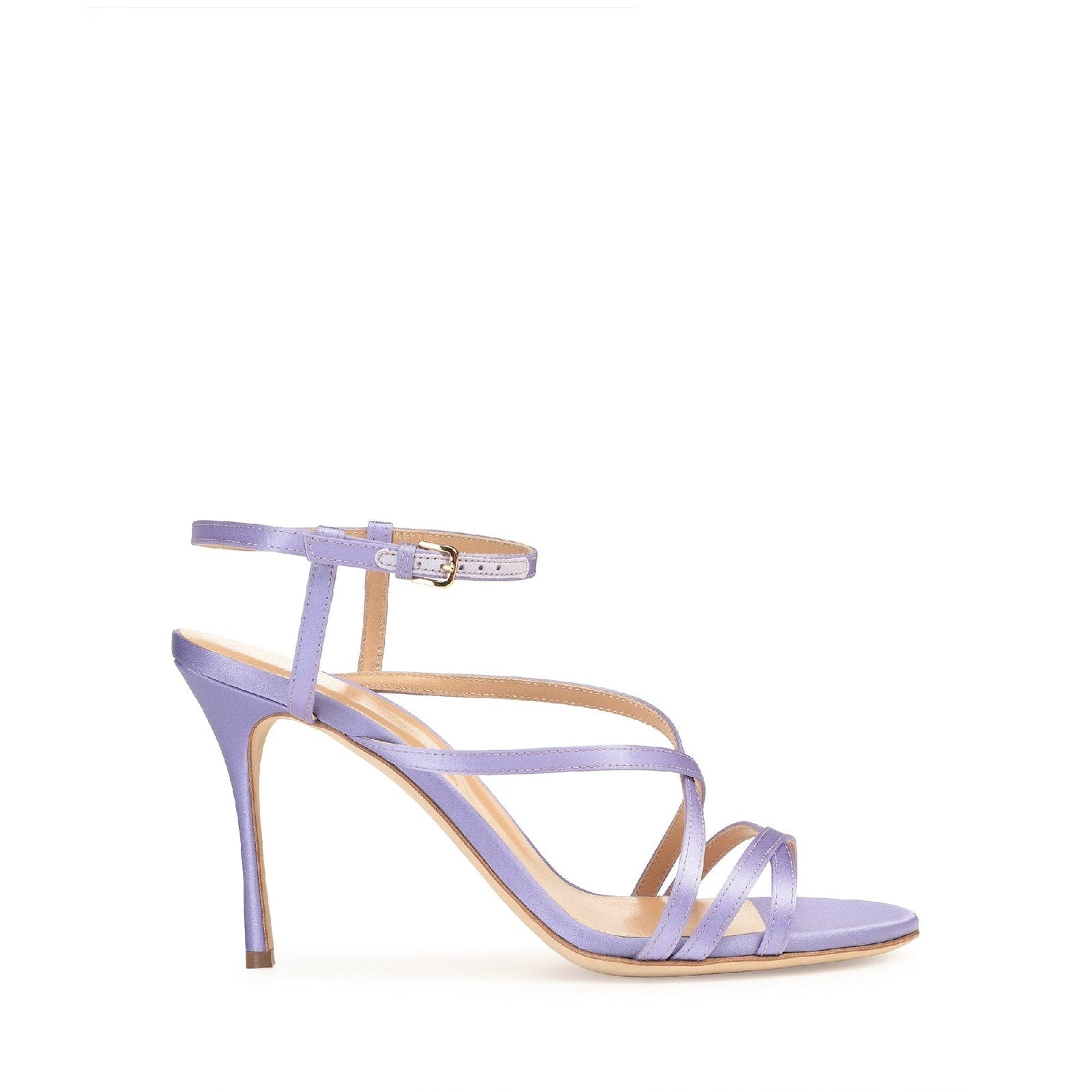 Sandales Bon Ton 90 en soie - Wisteria