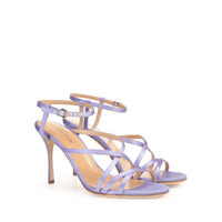 Sandales Bon Ton 90 en soie - Wisteria