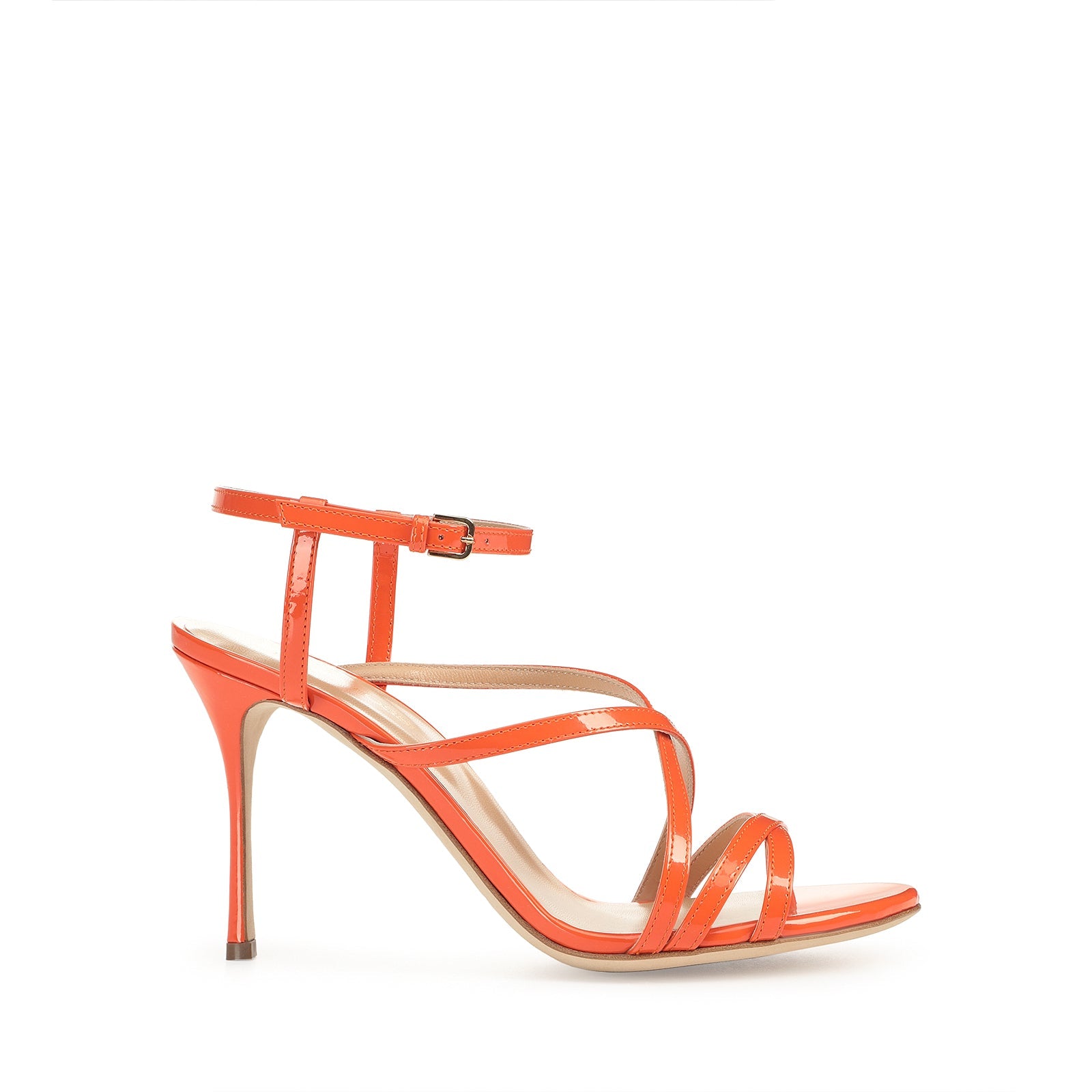 Sandales à talons Bon Ton 90 - Mandarine