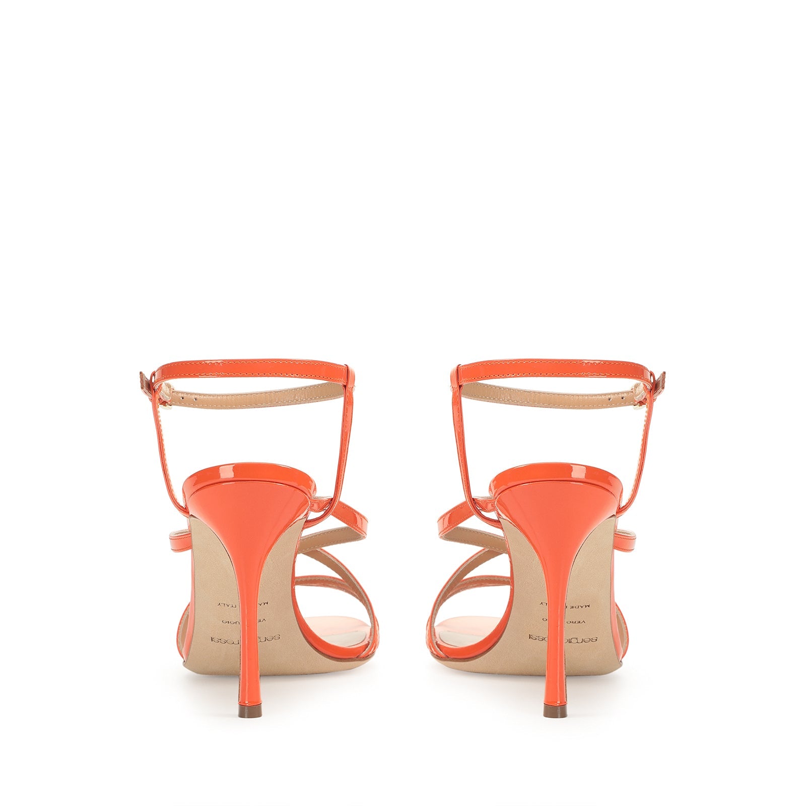 Sandales à talons Bon Ton 90 - Mandarine