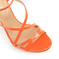 Sandales à talons Bon Ton 90 - Mandarine