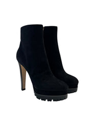 360€   Bottines à talons 130 en daim - Nero