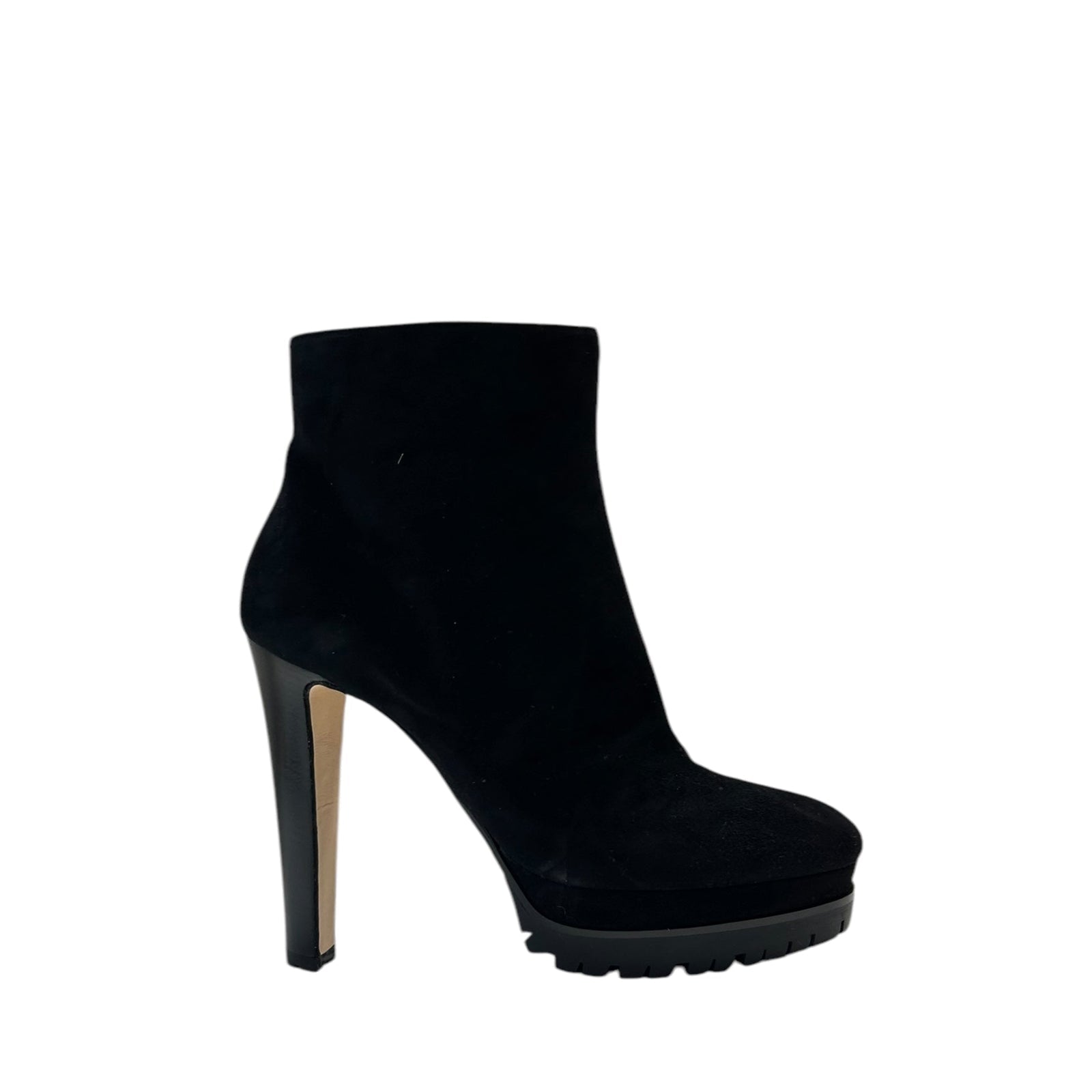 360€   Bottines à talons 130 en daim - Nero