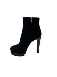 360€   Bottines à talons 130 en daim - Nero