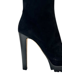360€   Bottines à talons 130 en daim - Nero