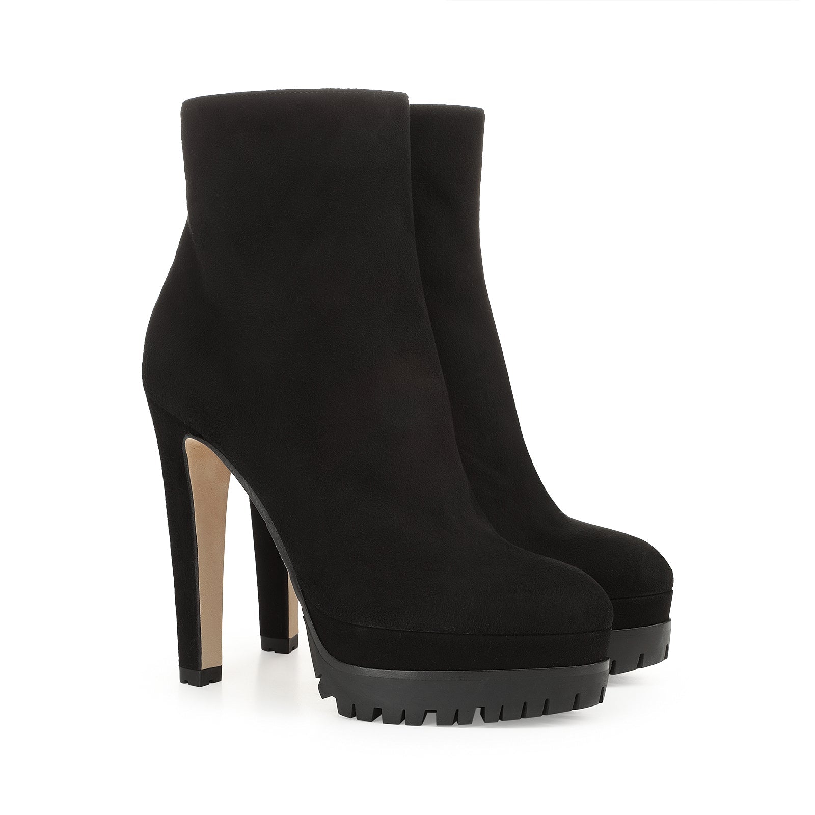 Bottines Shana 90 en daim - Nero