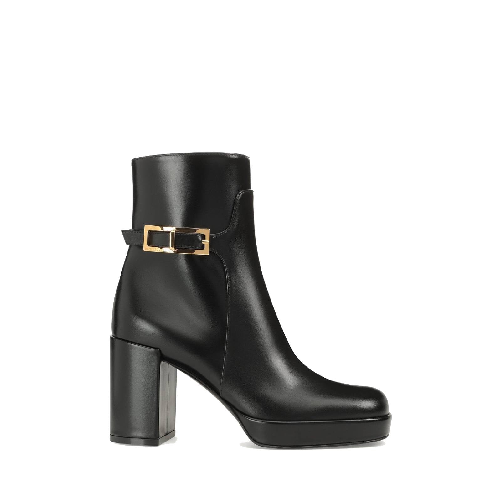 Bottines Sr Nora 80 en cuir - Nero