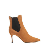 Bottines Godiva 75 en daim - Tabacco