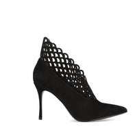 Bottines Sr Mermaid 90 en daim - Nero