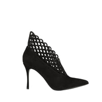 Sr Mermaid 90 suede boots - Nero