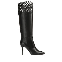 Sr Mermaid 90 leather boots - Nero